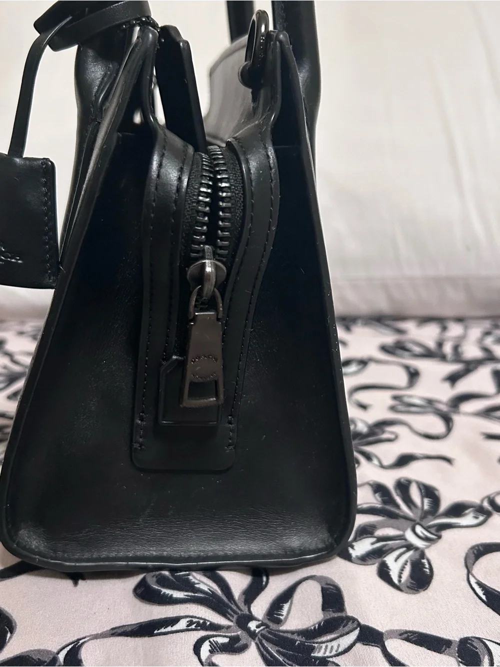 Coach sleek black
